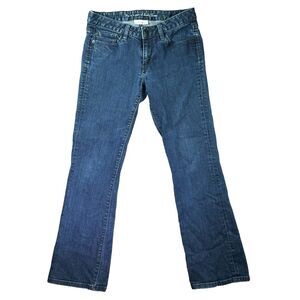 Levis 553 Jeans Womens 8M Blue Mid Rise Boot Cut Denim Vintage Western Green Tab